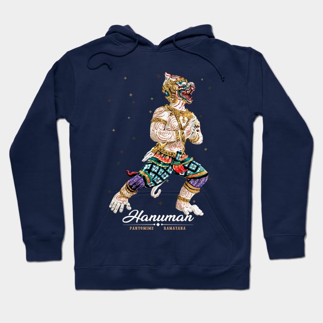 Hanuman Pantomine Ramayana Hoodie by KewaleeTee